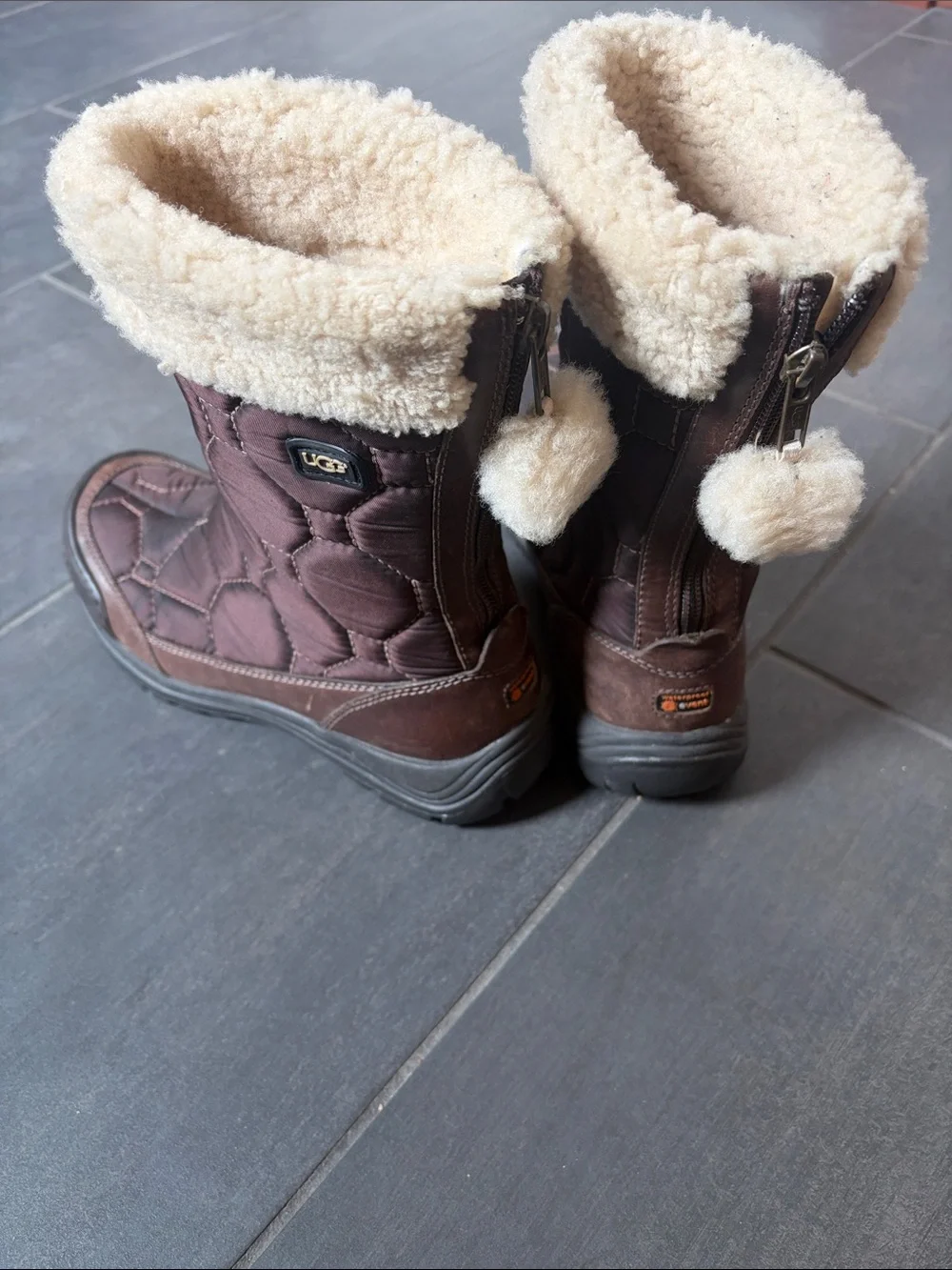 UGG Cream Shearling-Lined Footwear